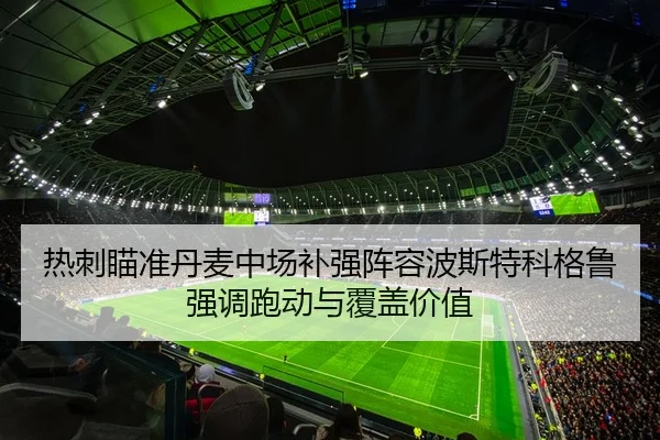 热刺瞄准丹麦中场补强阵容波斯特科格鲁强调跑动与覆盖价值